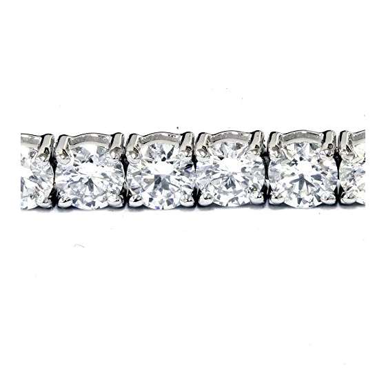 12.36 Ct Diamond Tennis Bracelet 18K White Gold-2