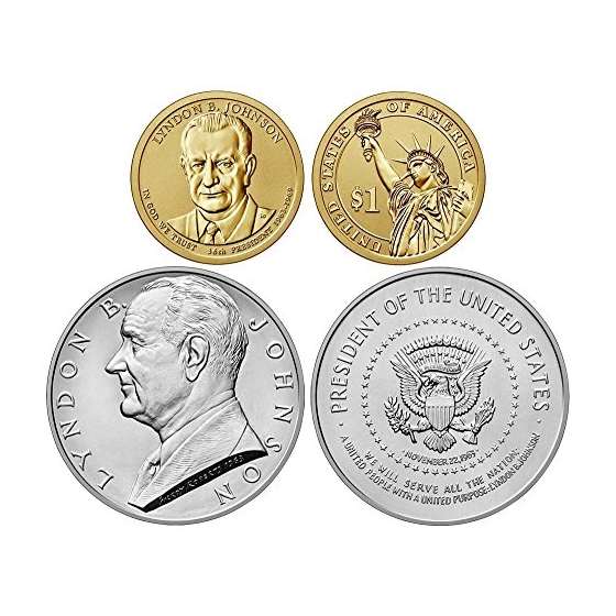 2015 P Presidential Coin Chronicles Set-Lyndon B-2