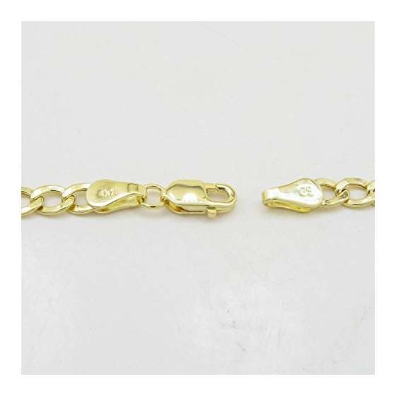 14K Yellow Gold Cuban Link Chain 24 And Long 4MM-4