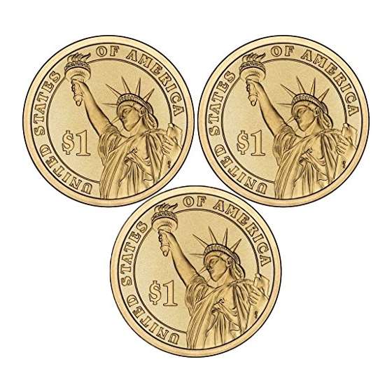 2016 P Presidential Dollar 3-Coin P Mint Uncircu-2