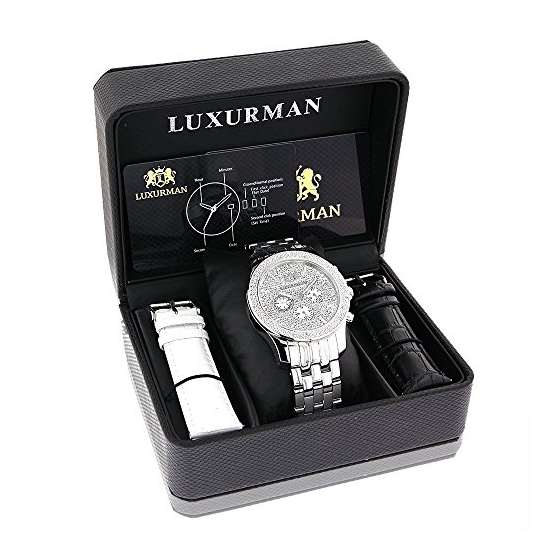 Mens Real Diamond Watch 0.25Ct-4