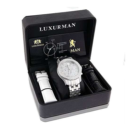 Mens Diamond Watch 0.50 Ct-4