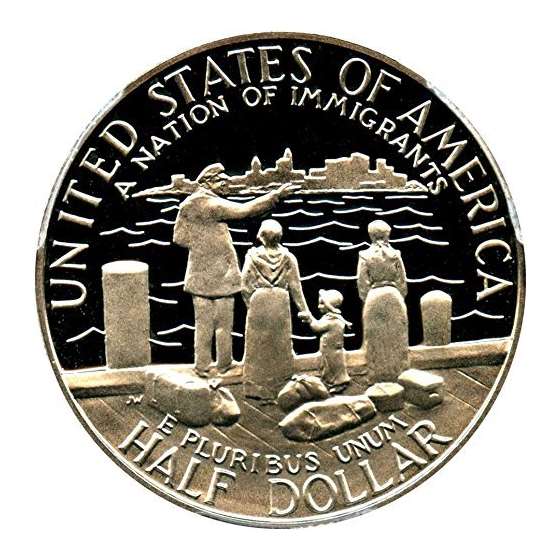 1986 S US Commemorative Proof Half Dollar Statue-2