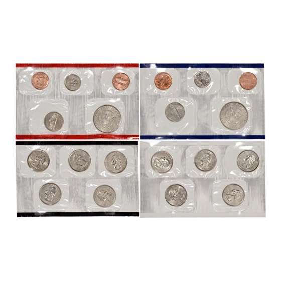 1999 US Mint Uncirculated Coin Set U99 OGP-2