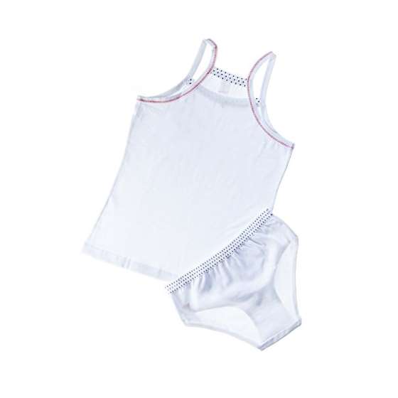 Kids By Turkish 100% Cotton Panty And Camisole U-2