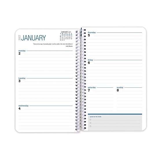 Fashion Daily Planner Set - 2017 Calendar Year (-4