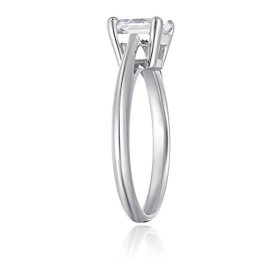 House Of Eleonore 18K White Gold Asscher-Cut Sol-2