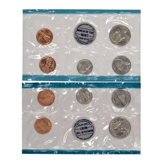 1968 US Mint Uncirculated Coin Set OGP-2