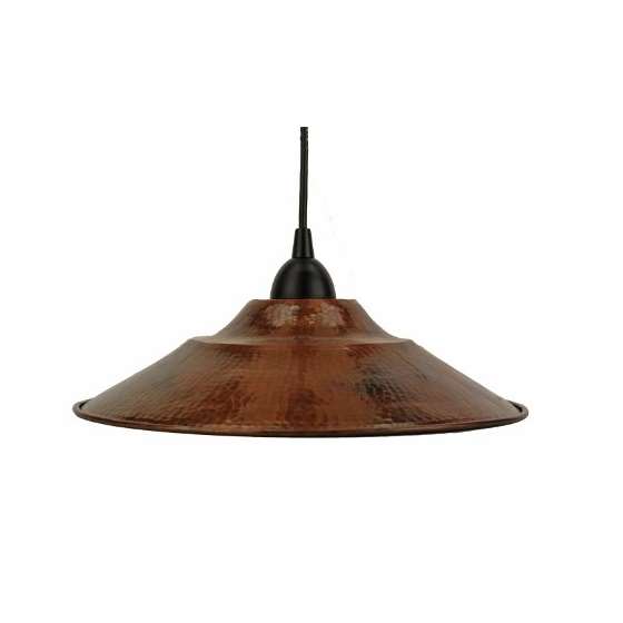 L400DB 13-Inch Large Hand Hammered Pendant Light-2