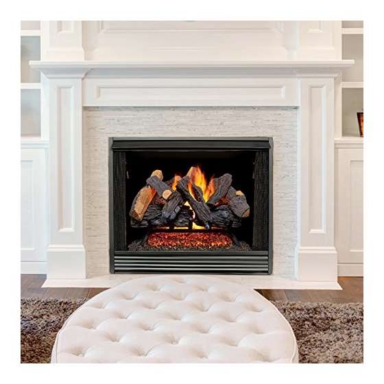 Vented Natural Gas Fireplace Log Set - 24 In., 5-2