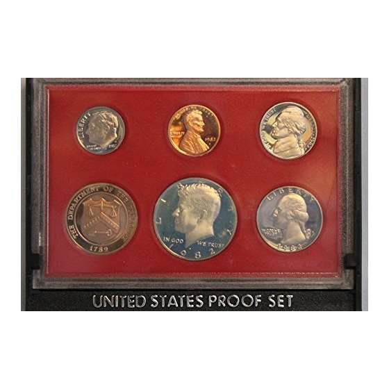 1982 S Proof Set Collection Uncirculated US Mint-2