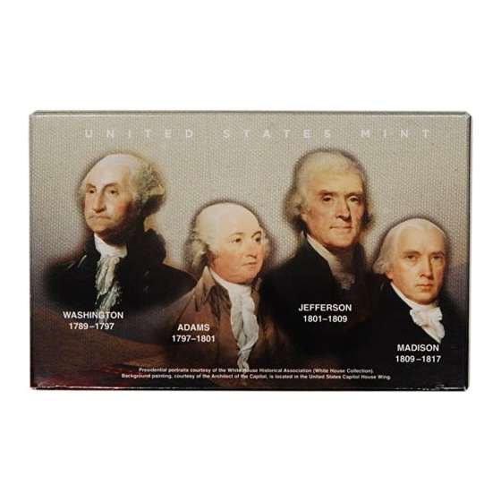 2007 S US Mint Presidential 1 Coin Proof Set OGP-4