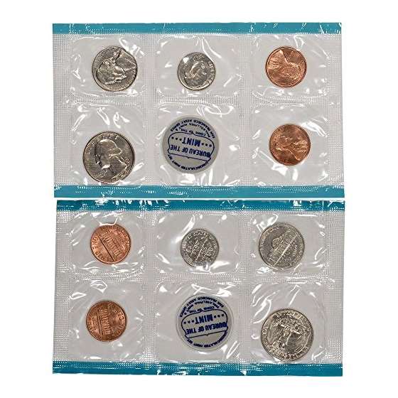 1969 Various Mint Marks United States Mint P D 1-2