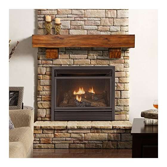 48-Inch Fireplace Shelf Mantel With Corbel Optio-4