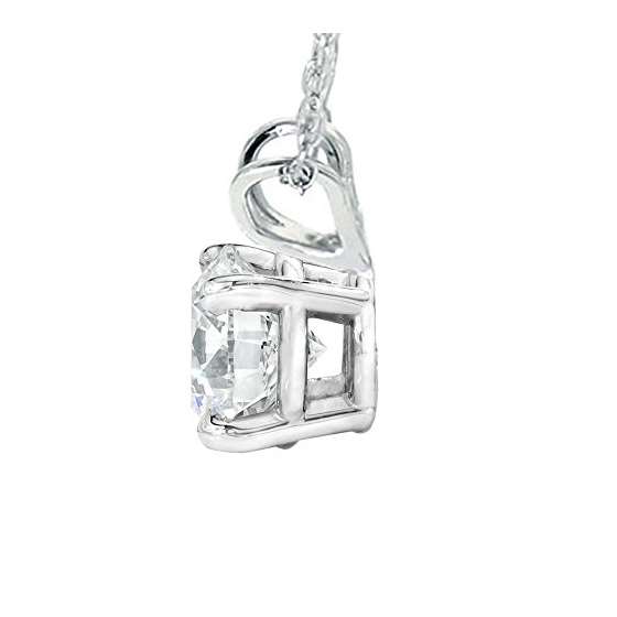 1/2 Carat Solitaire Lab Grown Diamond Pendant 14-2