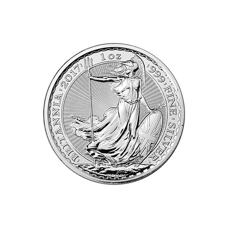 2017 UK Great Britain Silver Britannia 1 Oz Brilli