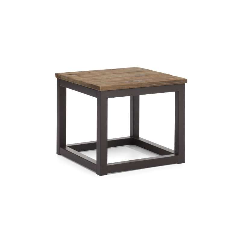 Zuo Modern Civic Center Side Table, Distressed Nat