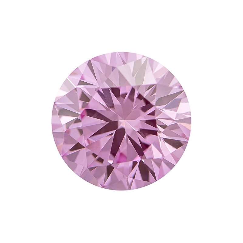 0.70 Ct. | Round | Crocus Pink Color | SI1 Clarity