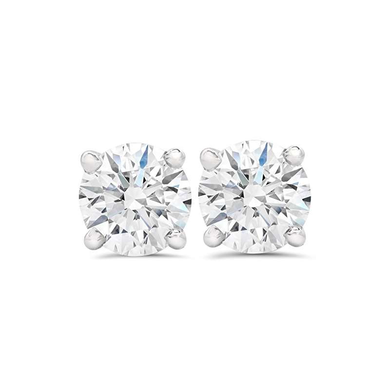 1/3Ct Excellent Cut Diamond Studs With Screw Backs