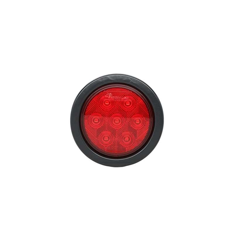 TL-42720-R NEW Red LENS 4 And Round Grommet Mount