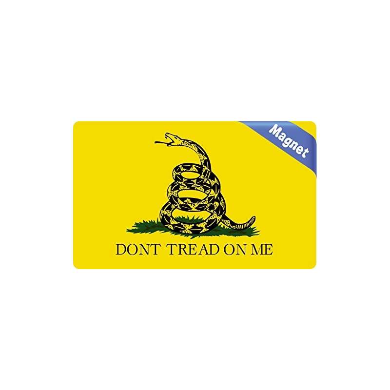 5 And X 3 And Dont Tread On Me Gadsden Bumper Magn