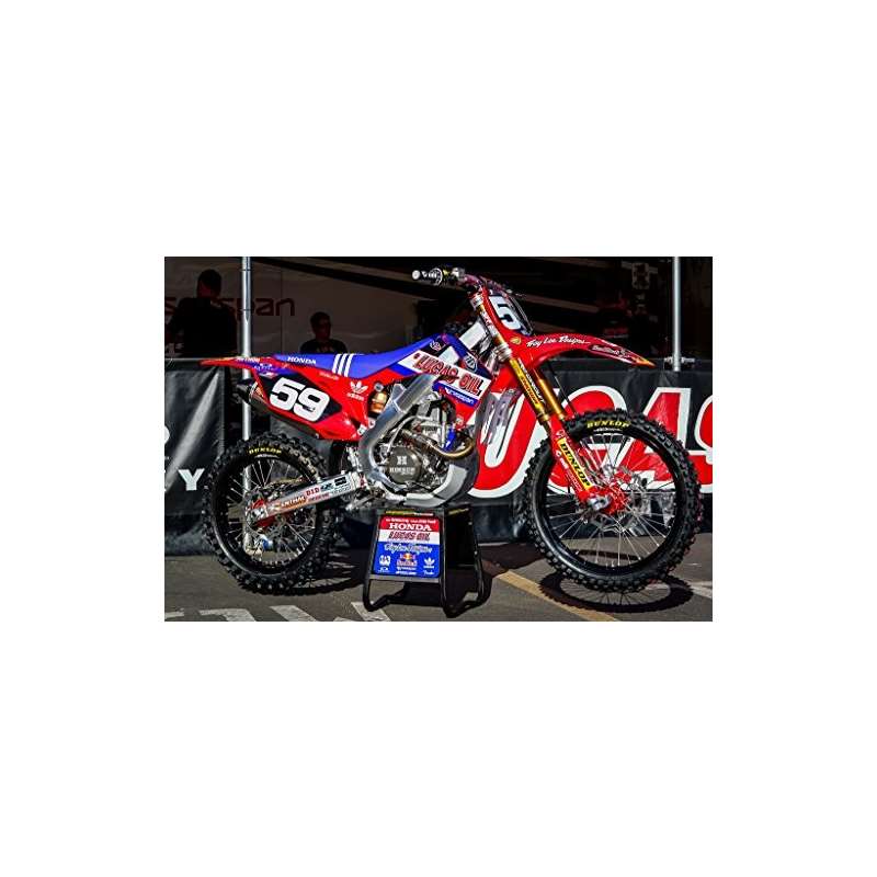 2002-2004 CRF 450 Troy Lee Designs Lucas Oil Graph