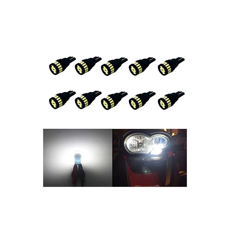 10Pcs Super Bright 360-Degree Shine 194 168 175 28