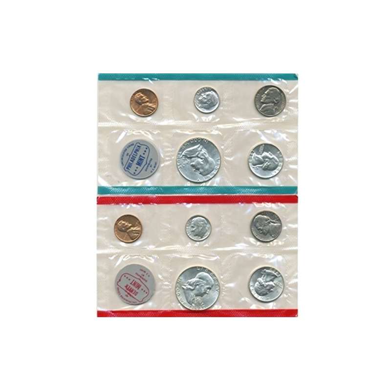 1963 P 1963 U.S. Mint-10 Coin Uncirculated Set Wit