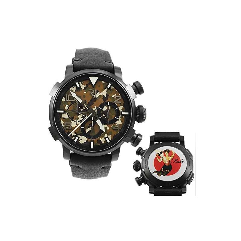 Pinup DNA Black WWII Kate Fan Chronograph Automati