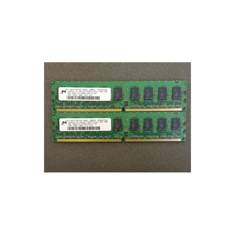 4 GB 2 X 2GB PC2-6400E ECC Un-Buffered Memory Comp