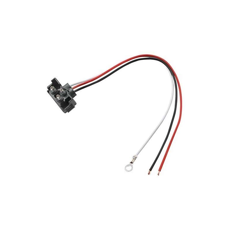 Right Angle 3-Wire Pigtail For Sealed Trailer Stop