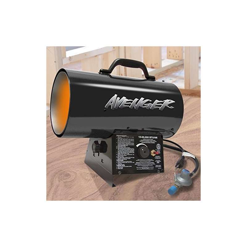 Portable Forced Air Propane Heater - 60,000 BTU, M