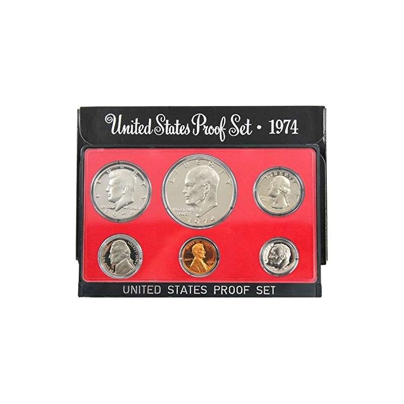 1974 S US 5 Piece Set Proof In Original Packaging