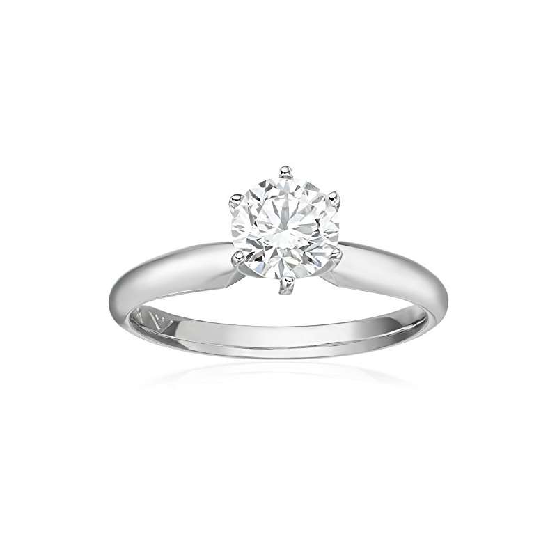 IGI Certified 14K White Gold Lab Diamond Solitaire