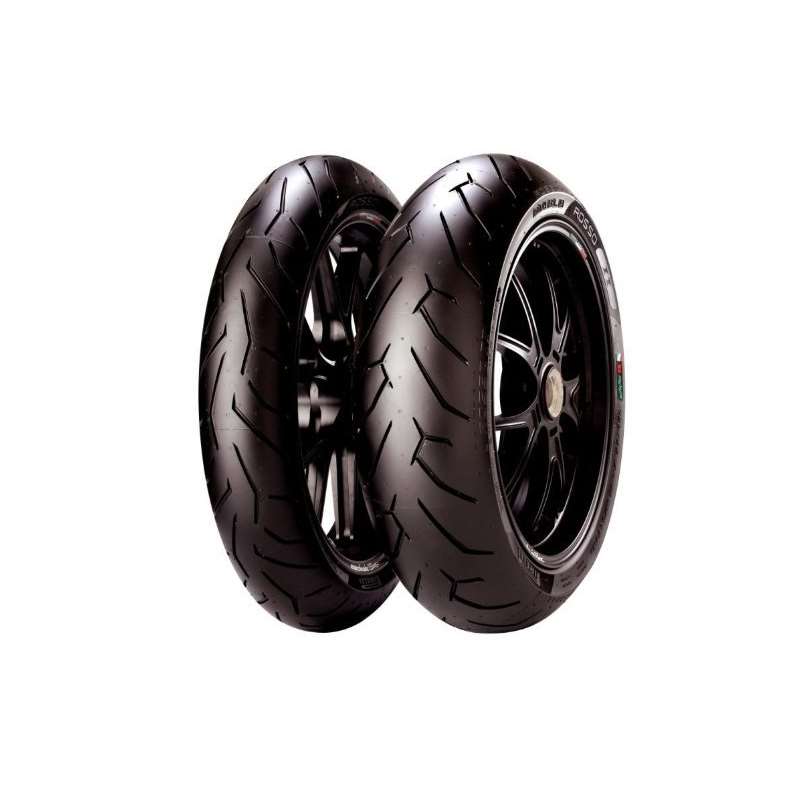 Diablo Rosso II Rear 180/55ZR17 Motorcycle Tire By