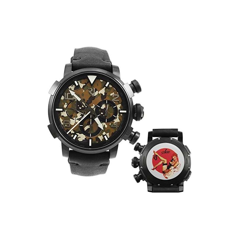 Pinup DNA Black WWII Sue Phone Chronograph Automat