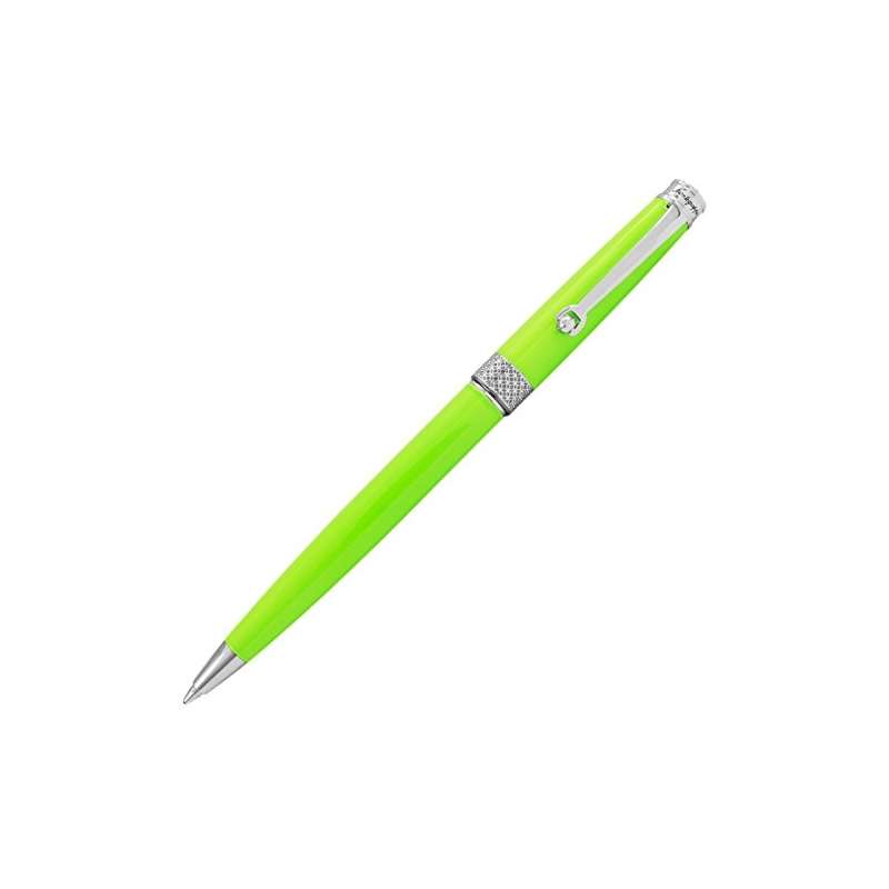 Piacere Chrome Lime Green Micro Ballpoint Pen ISPY