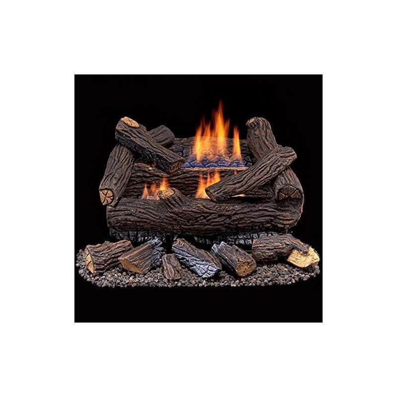 Vent Free Dual Fuel Gas Log Set - 18 In. Stacked R