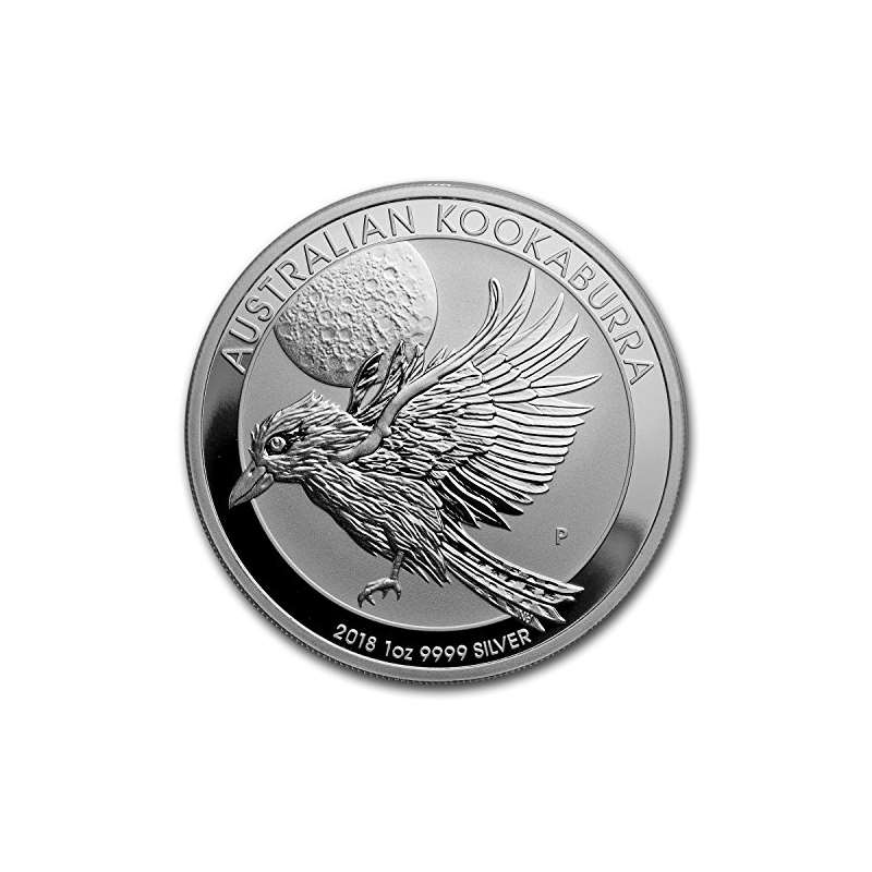 2018 AU Kookaburra One Ounce Silver Coin Dollar Un