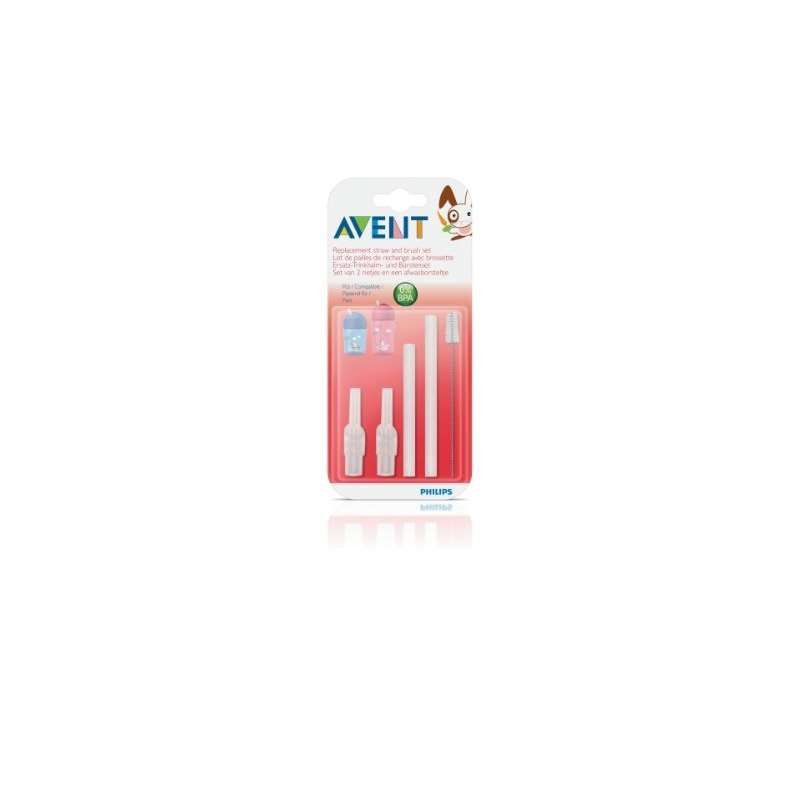 Phillips Avent Straw Replacement Brush Set - 12 Oz