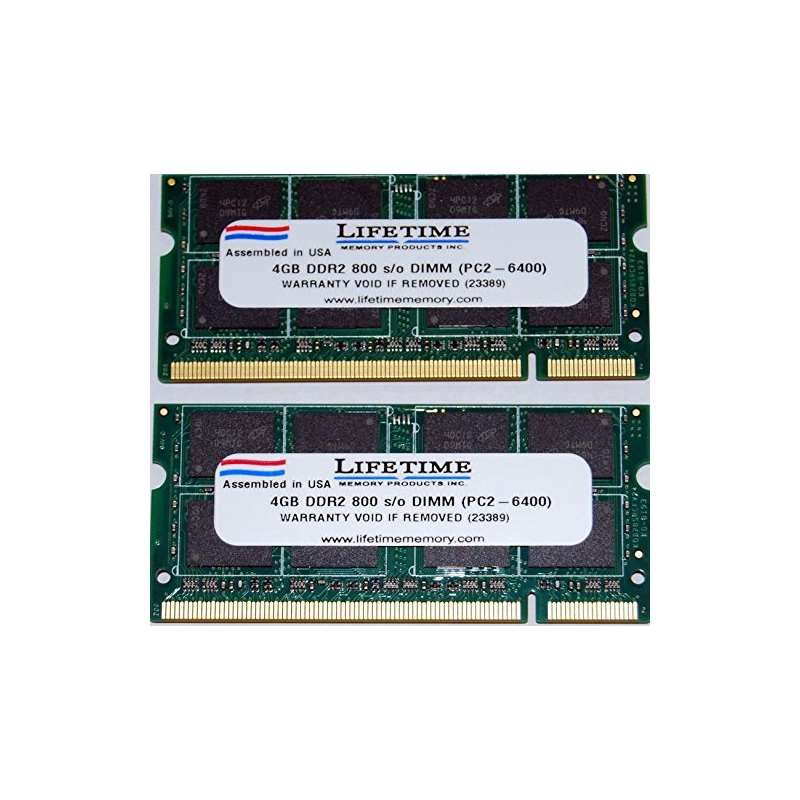 NEW 8GB 2 X 4GB DDR2-800 SODIMM Laptop Memory PC2-