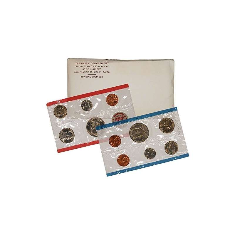 1971 PD S US Mint Uncirculated Coin Mint Set Seale
