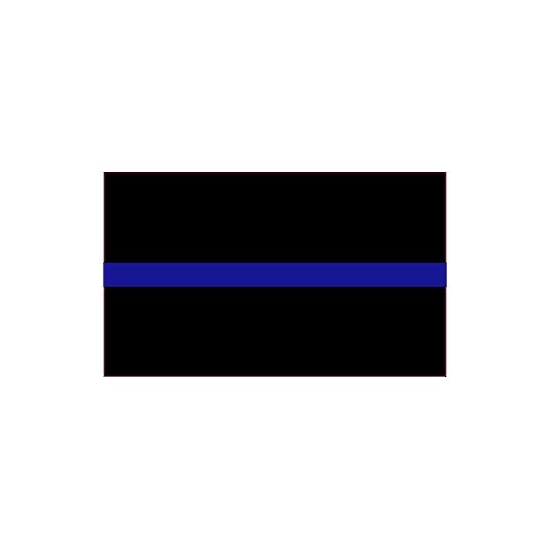 5In X 3In Blue Lives Matter Sticker Line Stickers