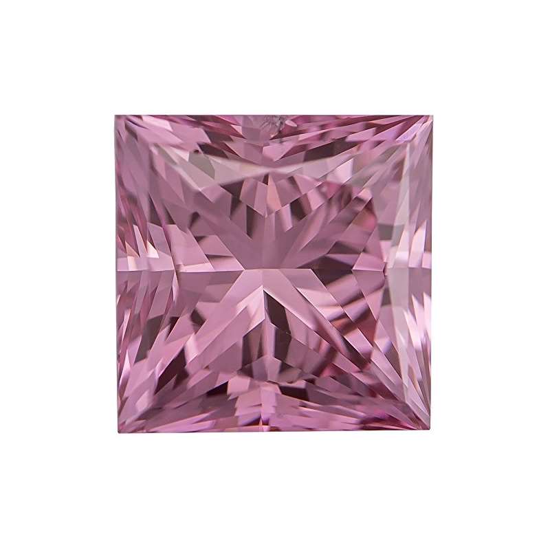 1.25 Ct. | Princess | Crocus Pink Color | VS2 Clar