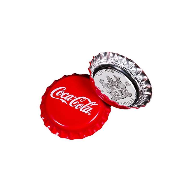 2018 FJ Coca-Cola Bottle Caphaped 6 G Silver Color