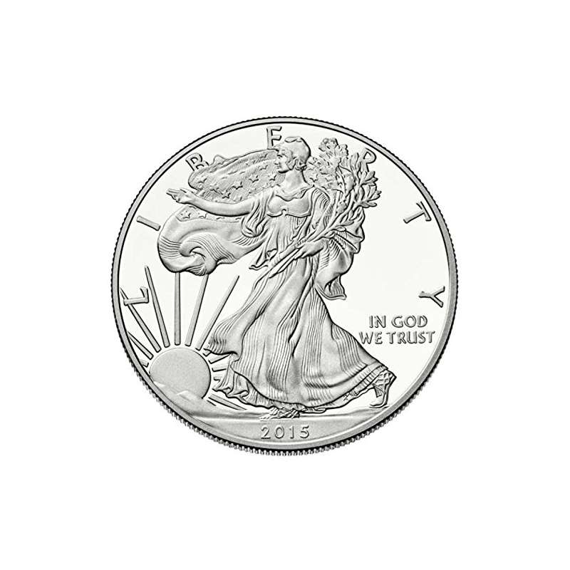 2015-1 Oz American Silver Eagle .999 Fine Silver D