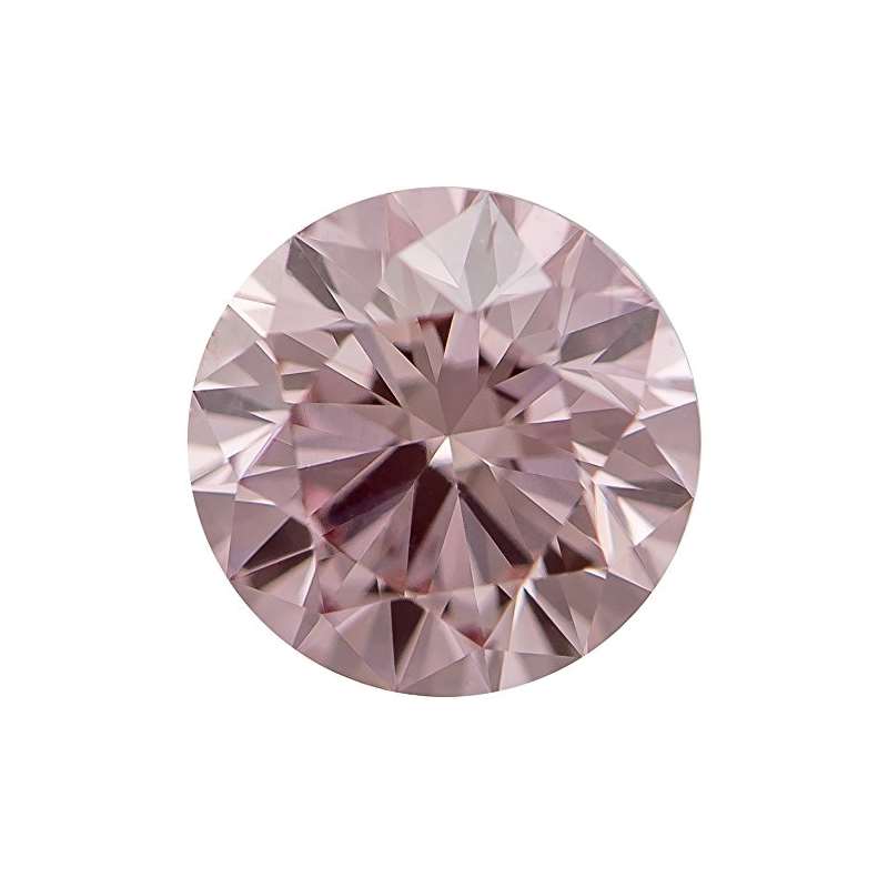 0.46 Ct. | Round | Medium Raspberry Color | SI2 Cl