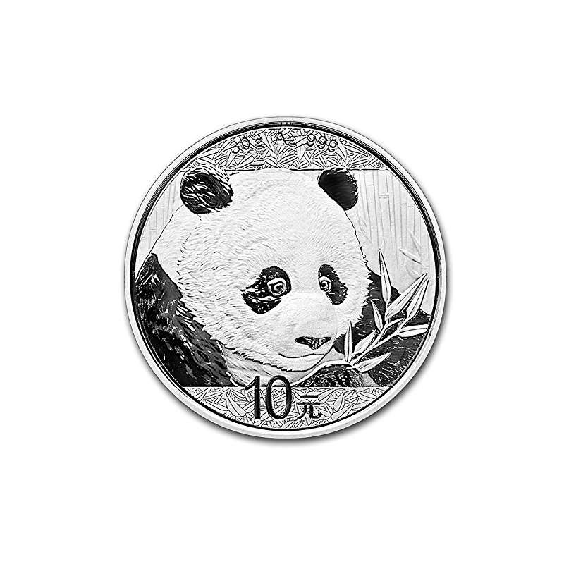 2018 CN Chinese Panda 30 Gram Silver Coin Yuan Unc