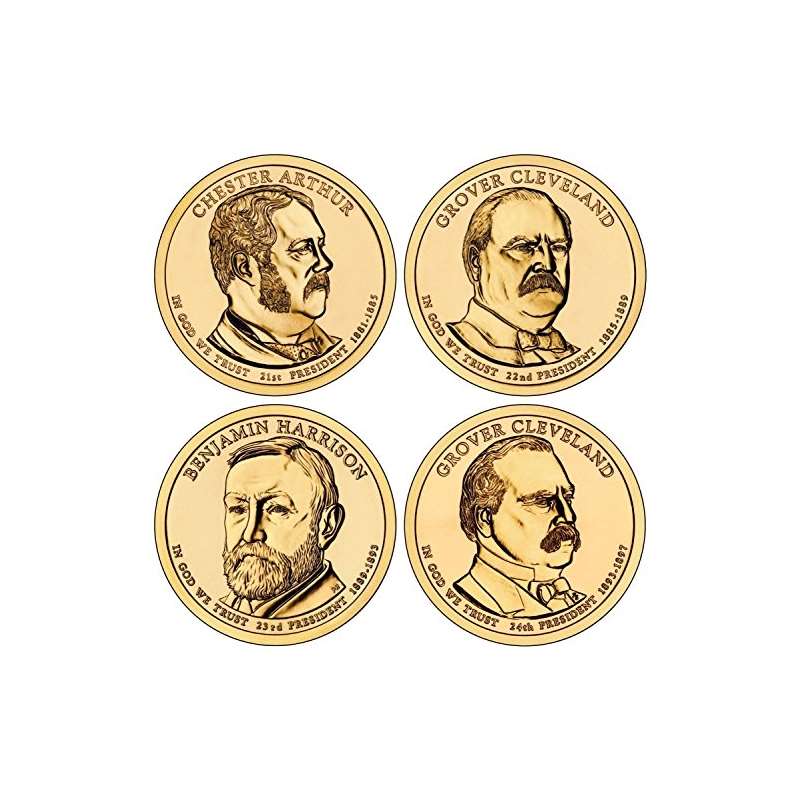 2012 D Complete Set Of All 4 Presidential Dollars