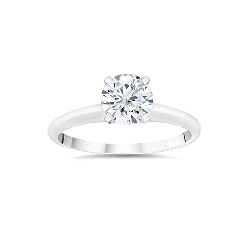 3/8Ct Lab Grown Solitaire Diamond Engagement Ring